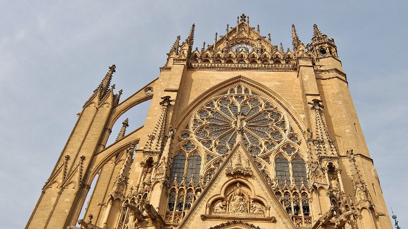 Eindrucksvolle Kirche von Metz